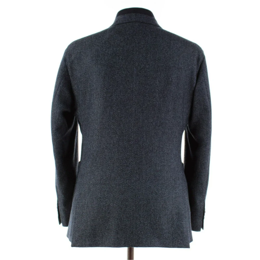 Luigi Bianchi Sartoria NWT Wool Sport Coat / Jacket Size 52R (42R US) In Blue